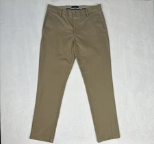 Men's Dockers Beige Khaki Pants Slim Fit Size 34