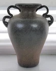 Vintage Italian Murano Scavo Texture Amethyst Art Glass Amphora Vase