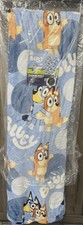 New Bluey & Bingo Hugging & Dancing 60 "x 90" Blue Soft Plush Blanket On Hanger