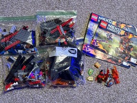 LEGO Nexo Knights General Magmar's Siege Machine 70321 Set. Complete w/ Minifigs
