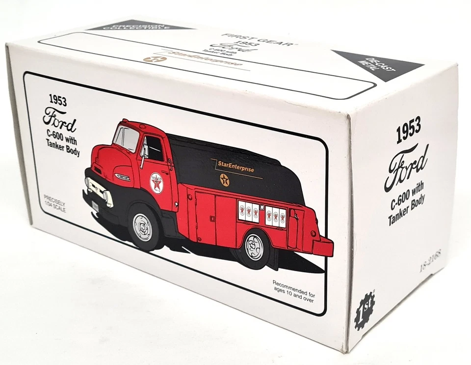 1ST Gear 1/34 Ford C-600 Tanker Texaco Star Enterprise Diecast Model Truck - Image 2 of 4