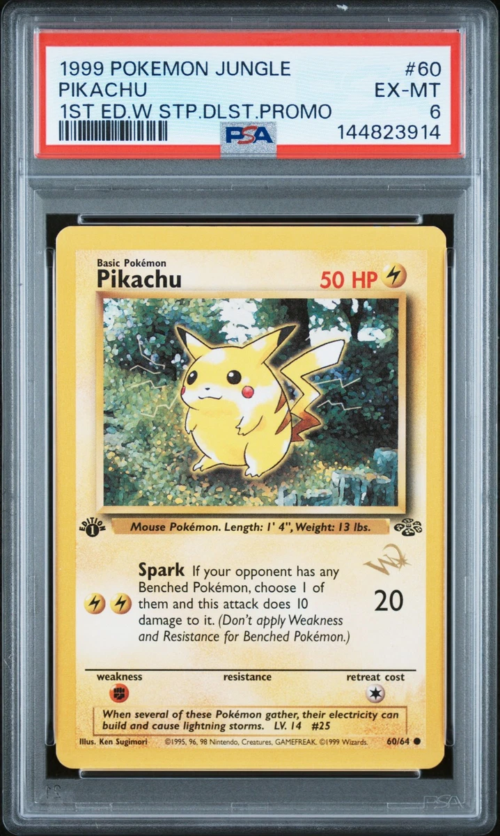 Preços baixos em Pikachu Pokémon TCG Autenticador Esportivo