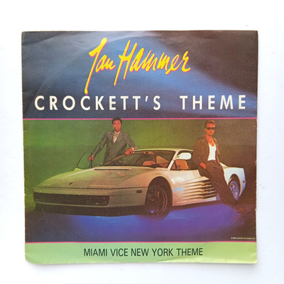 Jan Hammer, Crockett's Theme, Miami Vice New York, Single Vinyl 7'' 1986 Germany