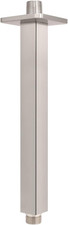 Ceiling Mounted Shower Arm, Rain Shower Square Extension Brushed Nickel 6 Inch
