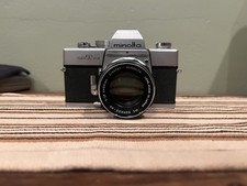 Minolta SRT 101 SLR Film Camera with MC Rokkor-PF 1:1.7 F 55mm Lens Black