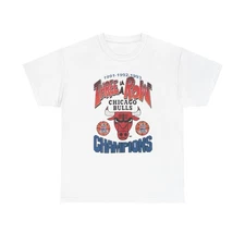 90s Bulls Vintage Jordan Graphic T Shirt S-5XL NEW Unisex Heavy Cotton Tee