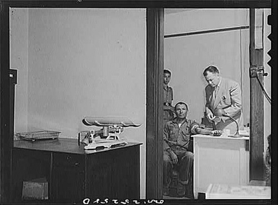 #ad #ad : San Augustine Texas. Dr. Jones taking the blood pressure of Untitled photo $9.99