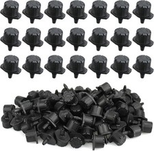 100Pcs Drip Irrigation Emitters,Adjustable Drippers Black-100pcs