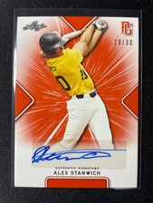 2021 Leaf Perfect Game Alex Stanwich Orange Autograph #19/30!!!