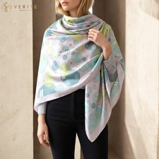 RARE VINTAGE HERMES Silk Scarf "Bal de Bulles" Carre 90 Duty-free US