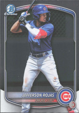 2025 Bowman Draft Chrome - #BDC-75 Jefferson Rojas Cubs