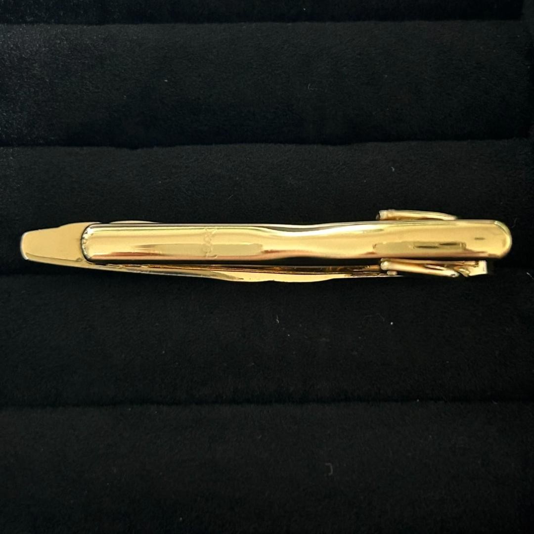 Yves Saint Laurent Cravatta Spilla Chiusura Clip Camicia Business Lusso Moda Articolo K