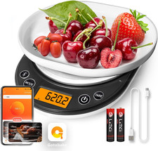 Smart Digital Food Scale Grams and Ounces, Kitchen Food Scale with Nutritional C