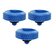 Camera Shutter Button 3pcs Shutter Release Button Carved, Blue