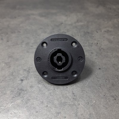 NEUTRIK NL4MPR-XX speakON Einbaubuchse 4 pol rund schwarz