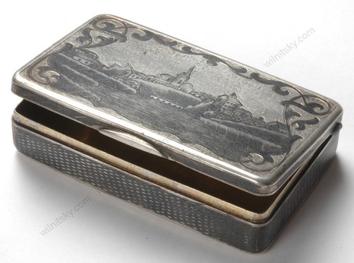 Moscow silver with niello box, 1858 - Picture 4 of 8