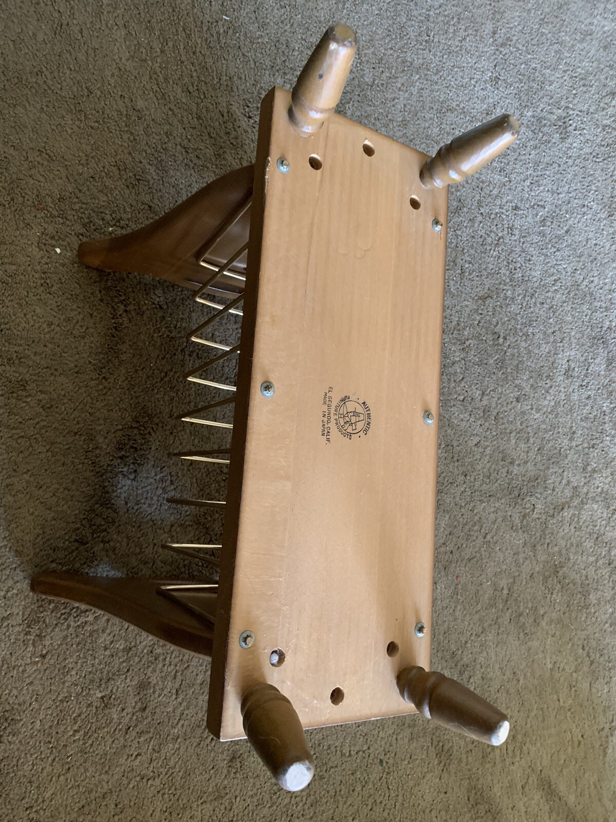 Vintage magazine rack Authentic Furniture Products, El Segundo CA eBay