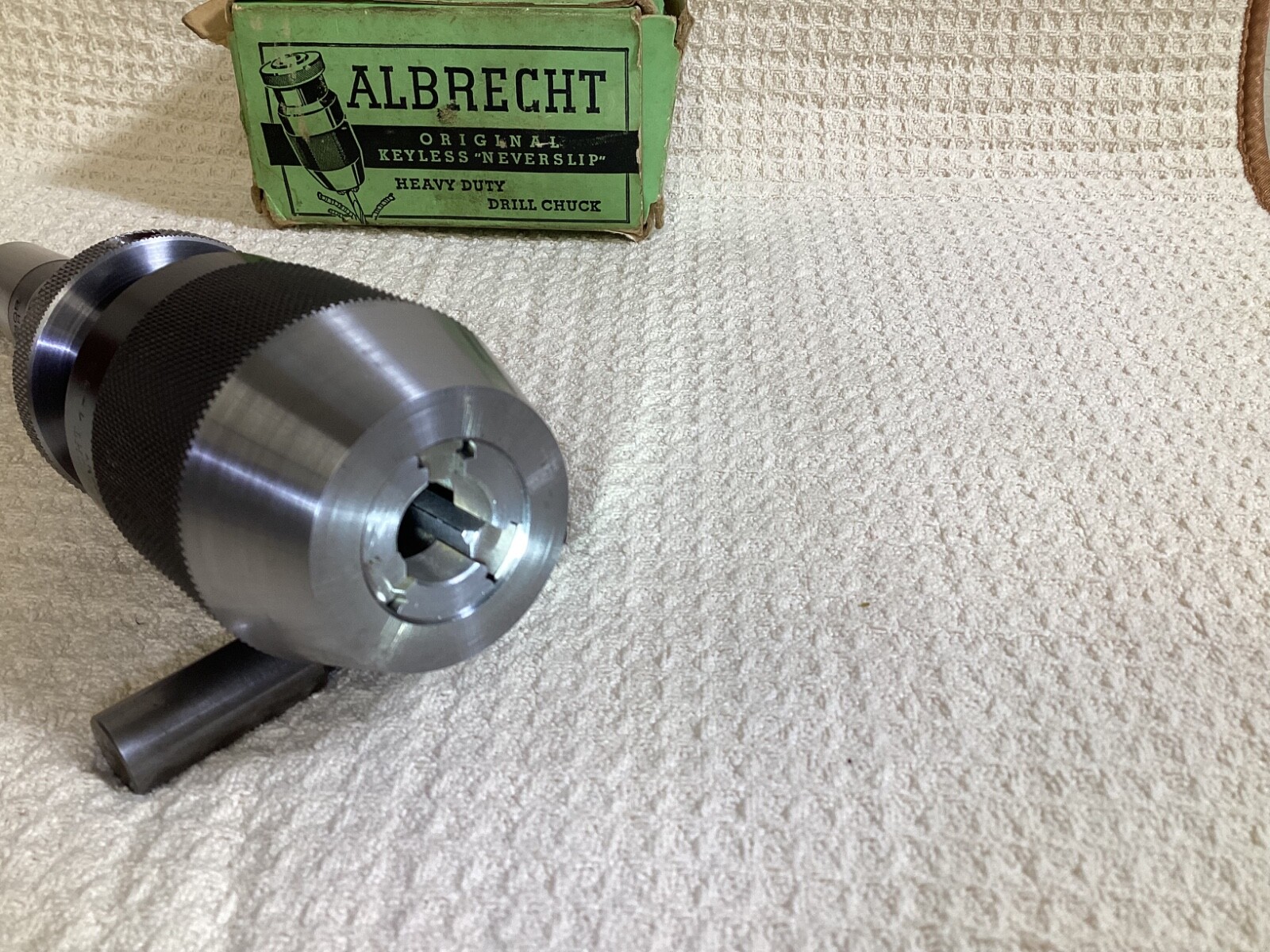 ALBRECHT KEYLESS DRILL CHUCK C130 1 MM - 13 MM FOR SOUTHBEND,BRIDGEPORT,LOGAN