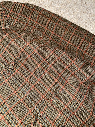 Vintage Lai Wah Tailor Co Wool Cape Poncho Coat Jacket One Size - Picture 8 of 9