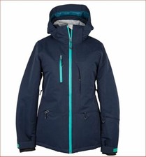 Liquid Women Coat Parka Serene Ski Jacket Waterproof W28005oly Black L $160