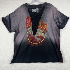 Affliction American Metal World Tour Shirt Cu...