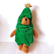 Christmas Tree Costume Bear Teddy Brown Cuddle Toy Power House Toys Holiday