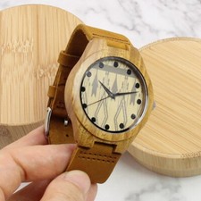 Wood Watch for Men Handmade Men's Wooden Watch Gift to Him