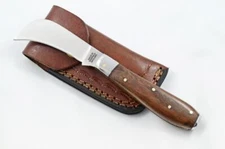 Handmade D2 Steel Pruning Pen/Pocket Knife - Black Laminate Scales