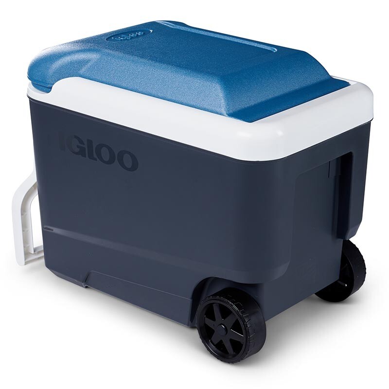 Igloo Maxcold 40QT Roller Cool Box - Car/Aegean Blue