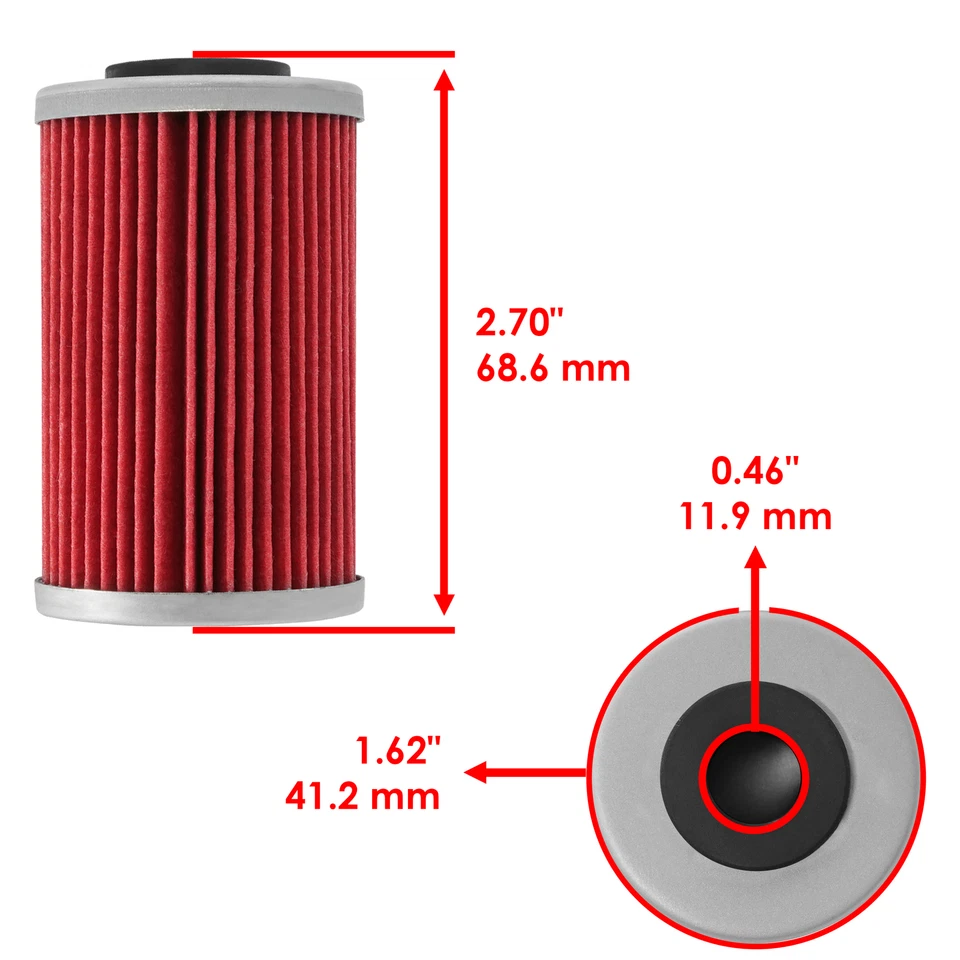 Filtros de aceite para KTM Caltric 58038005000 58038005100 90138015000 58038005101 Foto 2 de 4