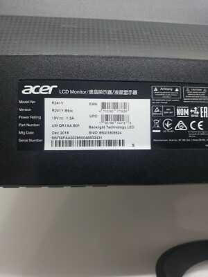 Acer R241Y Bbix 24