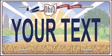 Ohio Personalized License Plate Novelty Automobile Accessory 12 x 6