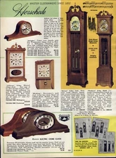 1968 PAPER AD Herschede Melrose Hall Floor Grandfather Clock Black Forest Cuckoo