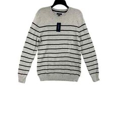 Club Room, Men  s Gregor Striped Sweater, Size Small