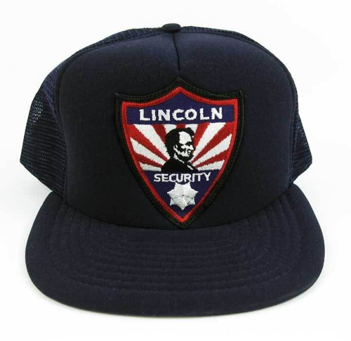 Lincoln Security Snapback Trucker Hat Mesh Snap Back