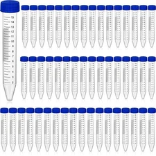 1000xConical Centrifuge Tube 15mL,Sterile,Lab Test Tube Graduated&Write-On Marks