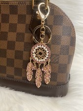 Dreamcatcher Llavero Bolso Dije Cartera Colgante Dije Color Oro Rosa
