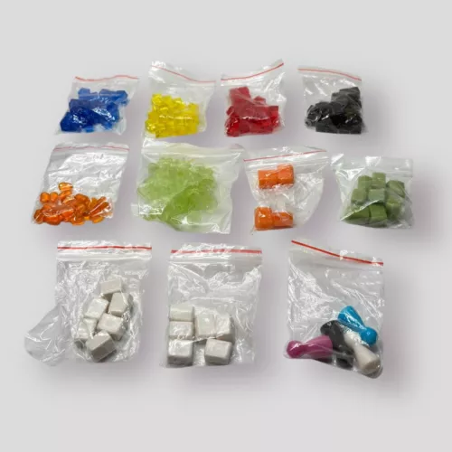 Pandemic Legacy Season 1 Board Game Replacement Pieces Pawns Cubes Stations