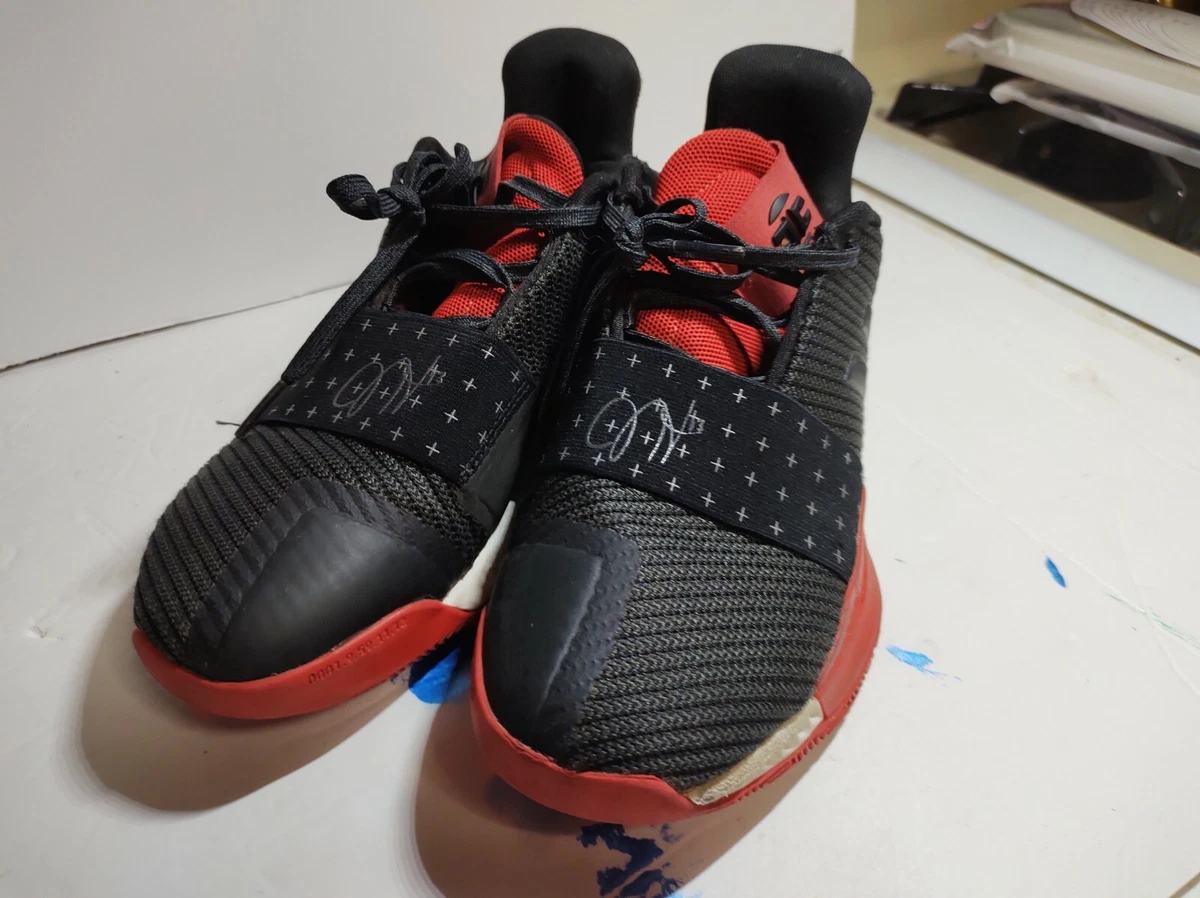 Adidas James Harden Vol.3 Black Scarlet Red AQ0034 Mens 5.5