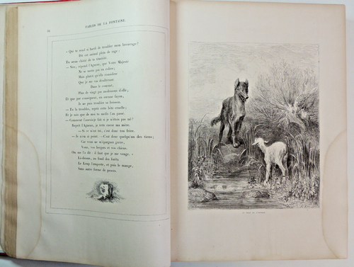 Folio. Fables de La Fontaine, avec les dessins de Gustave Doré. 1868 - Bild 6 von 15