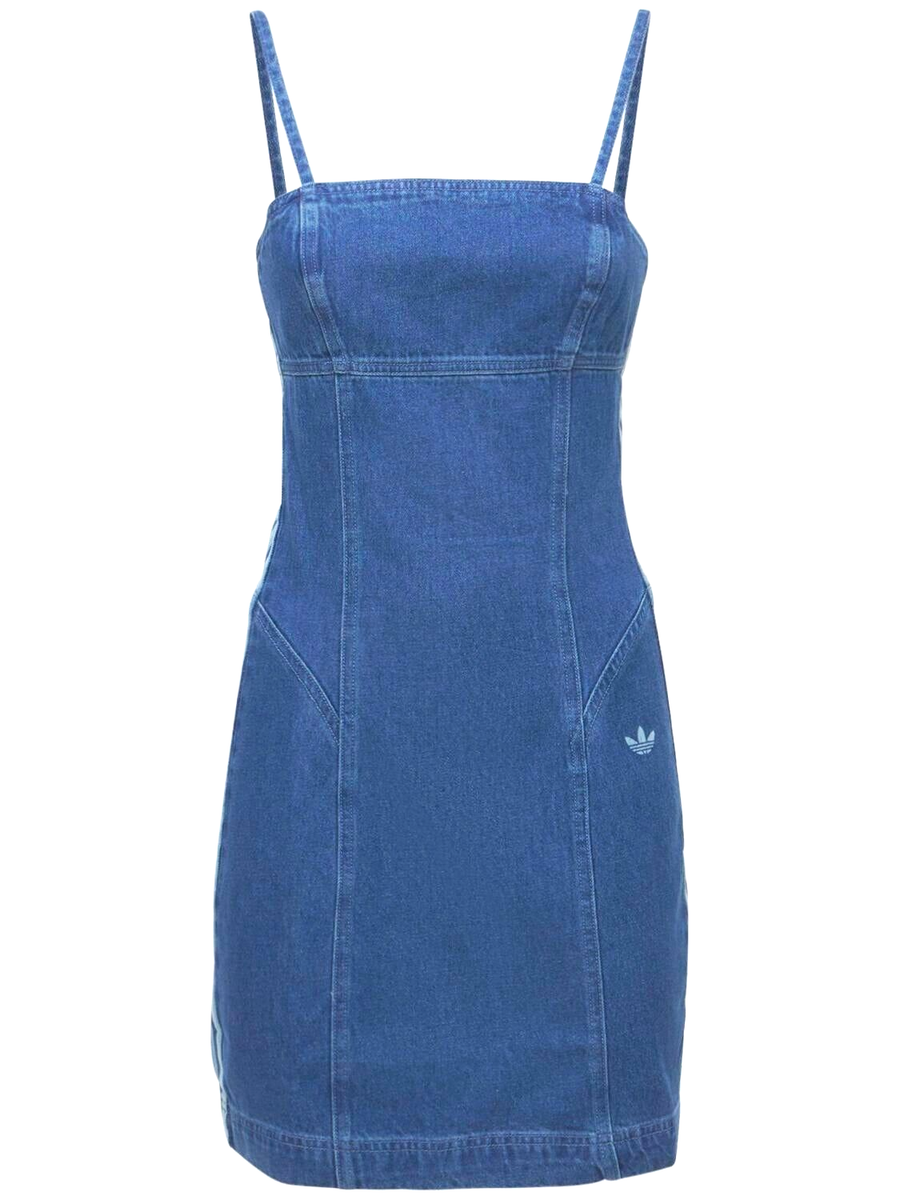 XS adidas Originals Women's slim fit SPORTY DENIM DRESS