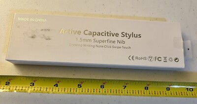 Active Stylus Pen 1.5mm Tip   Capacitive Touchscreen Pencil for Drawing, Writing
