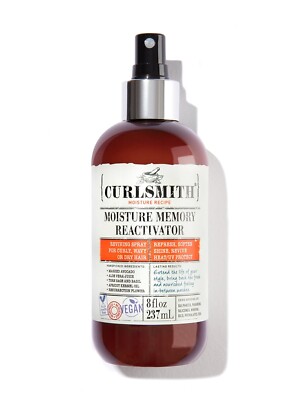 Curlsmith, Moisture Memory Reactivator, lockiges Haar lila Naturmodell
