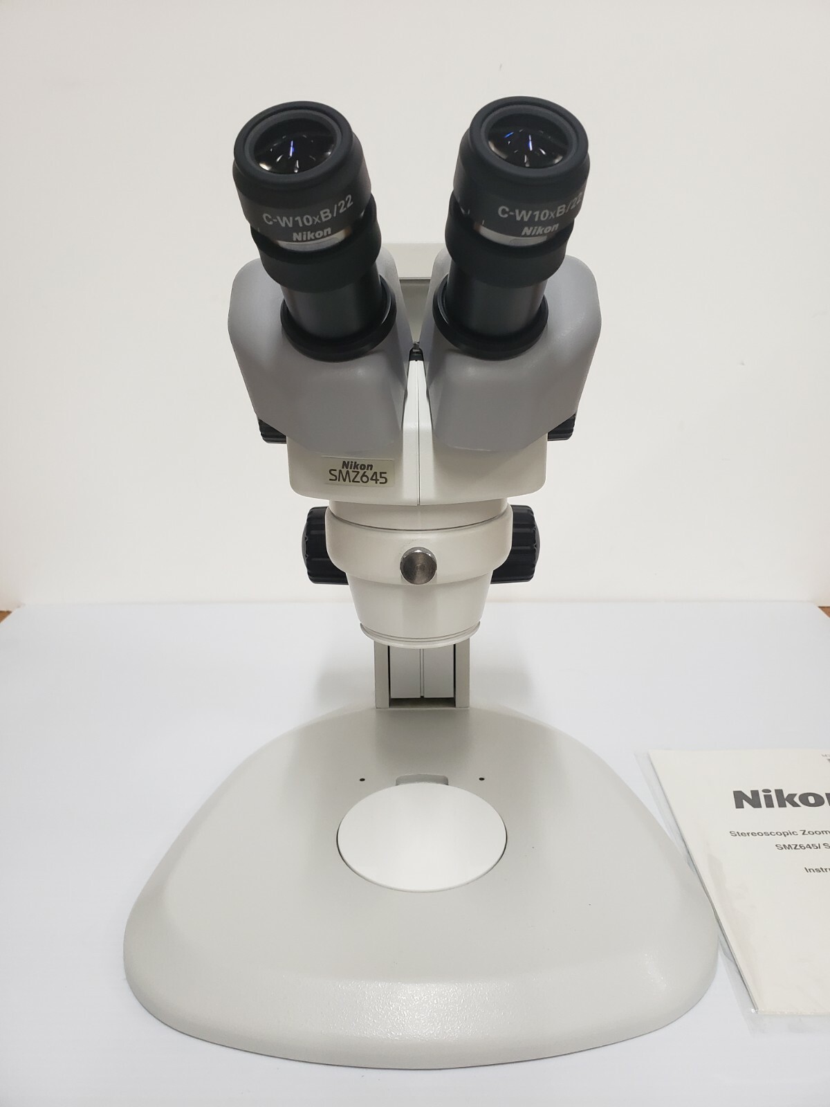 Buy NEW NIKON SMZ645 Stereo Microscope Plain Track Stand and 10X CWB