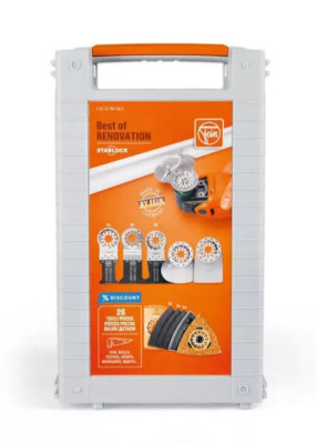 New Fein Best of Renovation Starlock 26-PC Set for Cutting Sanding Scraping