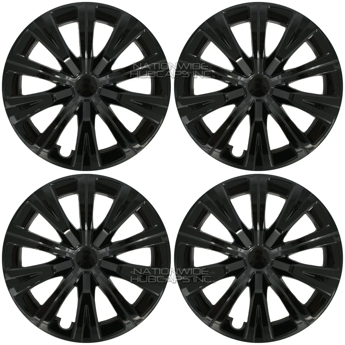Black best sale toyota hubcaps