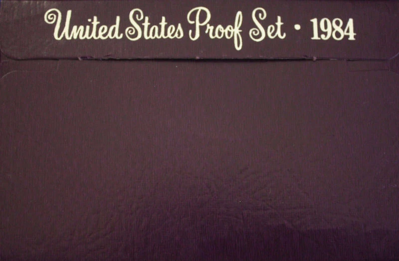 1984 P+D+S Mint Proof Set ~ Kennedy Washington Roosevelt Jefferson Lincoln - Image 3 of 3