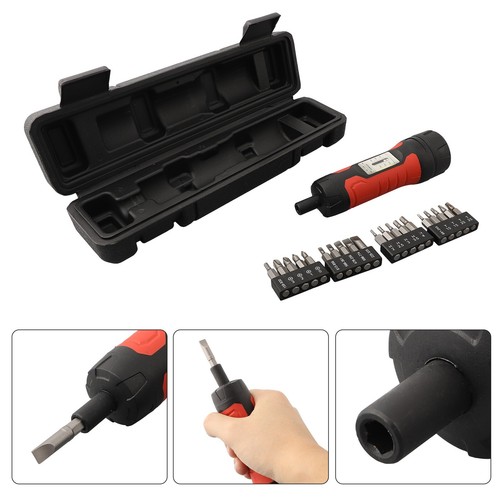 Non Slip Manual Torque Driver Screwdriver Audible Click Precise 10 65 In/lbs - Picture 12 of 47