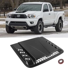 For Toyota Tacoma Air Flow Intake Hood Scoop Turbo Bonnet Vent Trim Cover Matte