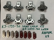 Southco Draw Latch Small Stainless Boat K3-1735-52  K3-0334-52  Keeper New X8